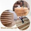 Round Wooden Coffee Table With Hidden Storage, Modern Rustic Centerpiece For Living Room - Multi / Natural / Rustic - Image 8