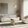 Natural Marble Coffee Table, Versatile Living Room Table, Genuine Marble - Glod Yellow Beige - Image 5