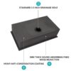 Kitchen Sink 3 Undermount Single Bowl 16 Gauge - Gunmetal Black - Image 6