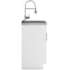 Hennessy - Deluxe Laundry Cabinet & Faucet And Stainless Steel Sink - White - Image 3