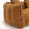 Soft Beanbag Chair With High Resilience Foam Core For Two People - Yellow - Image 21