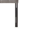 Luella - Button Tufted Full / Queen Upholstered Metal Panel Headboard - Light Gray - Image 12