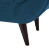 Alma - Tufted Flared Arm Entryway Bench - Teal Blue - Image 4