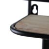 Floating Coffee Bar Shelf With Coffee Pod Holder, Hooks And Storage Shelf - Black - Image 10