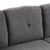 Reversible Sleeper Sectional Sofa Bed With Side Shelf And 2 Stools, Pull-Out L-Shaped Sofa Bed, Corner Sofa-Bed With Storage Chaise Left / Right Hande For Living Room - Blue / Black - Image 23