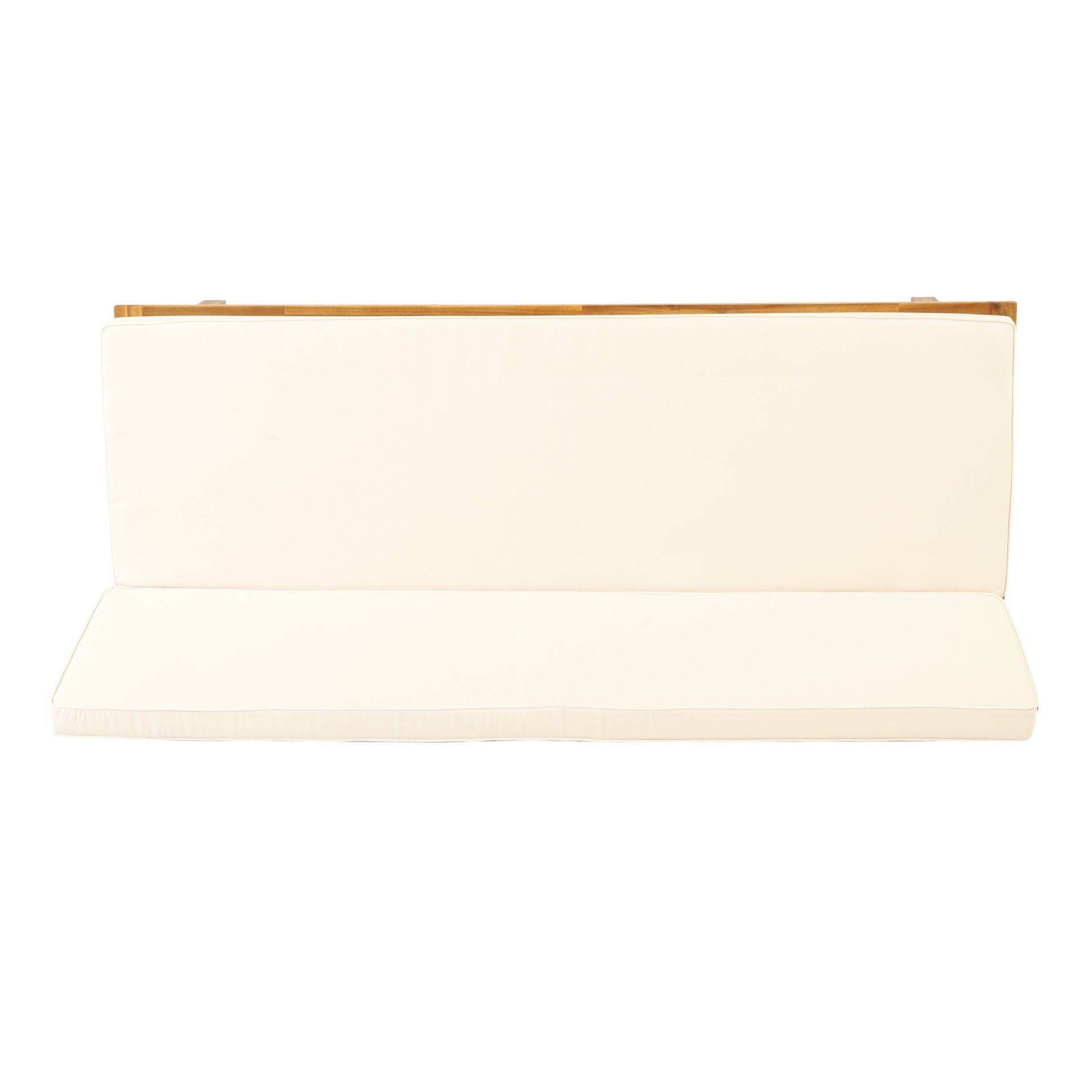 Outdoor Elegance Daybed With Convertible Design Cushion Frame - Beige - Image 15