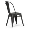 Fletcher - Dining Side Chair (Set of 2) - Distressed Black / Copper - Image 2