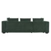 Elegant Chenille L Shaped Sofa With Wooden Storage Compartment - Green - Image 12