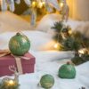 Christmas Ball Ornaments, Decorative Hanging Ball Christmas Tree Ornaments, For Holiday Party Decorations (Set of 12) - Green - Image 7