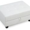 Stylish Contemporary Seat - Pristine White - Image 3