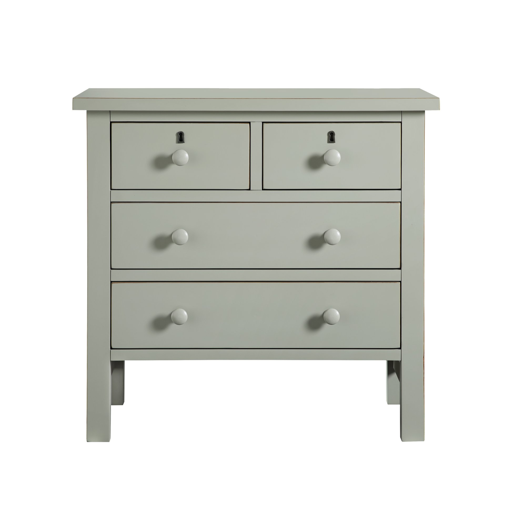 Georgina - 4 Drawer Storage Nightstand - Antique Grey - Image 9
