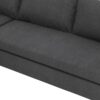 Modern Modular Sectional L Shaped Corner Couch Set With Wide Seat, Minimalist Style Oversized Comfy 5 Seat Sofa With Pillow - Gray - Image 4