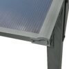 Outdoor Wall Mounted Gazebo With Sloped Roof Design, Uv Protection, And Durable Iron Frame - Gray - Image 21