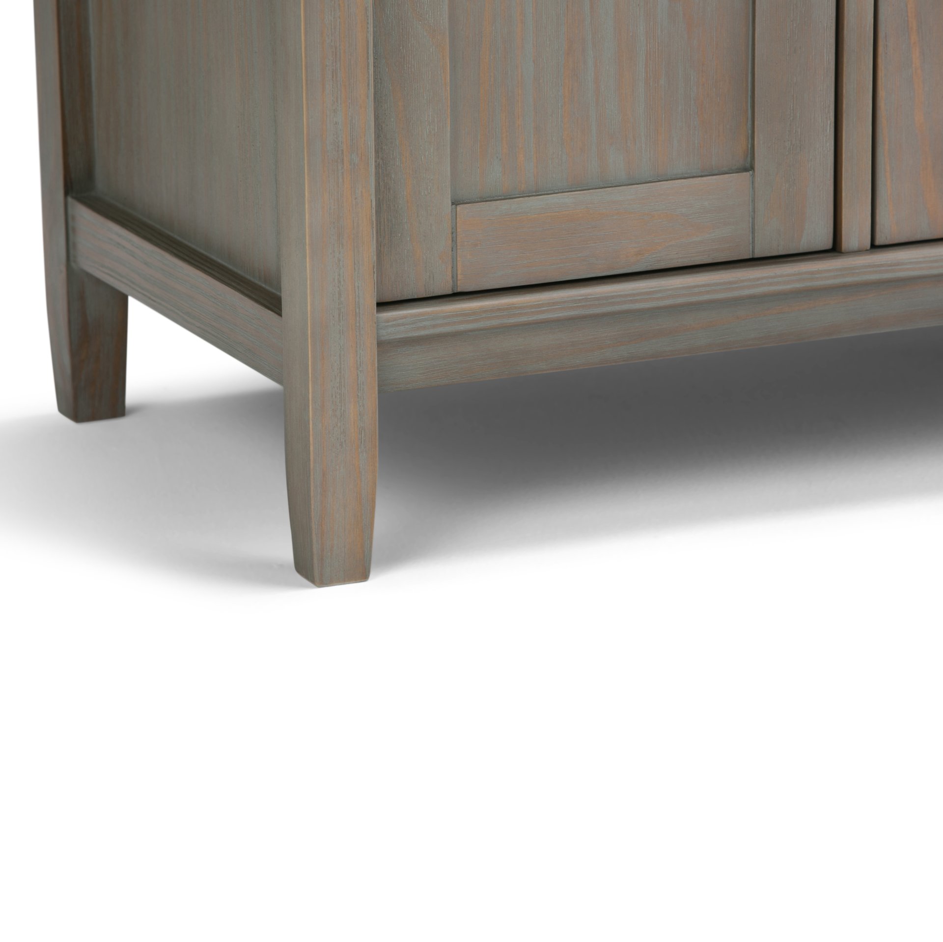 Warm Shaker - TV Media Stand - Distressed Gray - Image 6