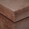 Avalon - Storage Ottoman Bench - Distressed Umber Brown - Image 5