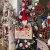 Iron / Wood North Pole Trading Company Wall Sign, For Christmas Holiday Table Wall Decor - White / Red - Image 6