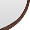 Hausen - Mid-Century Modern Round Accent Wall Mirror - Brown Walnut - Image 7