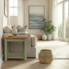Vineyard - Side Table - Sage Green, Fruitwood - Image 8