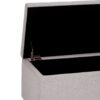 Cosmopolitan - Storage Ottoman - Cloud Gray - Image 6