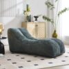 Creative Bean Bag Sofa Chair With High Quality Sponge Filling - Light Blue - Image 4