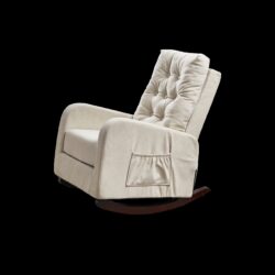Single Sofa Reclining Japanese Chair Lazy Sofa Tatami Balcony Adjustable Chair - Beige
