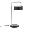 Puck - Contemporary Table Lamp - Nickel / Black - Image 3
