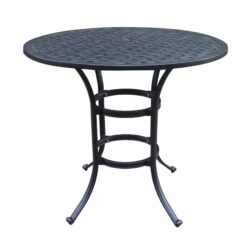 Round Bar Table - Dark Lava Bronze