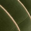 Edward - Round Upholstered Ottoman With Bullion Fringe - Olive Green - Image 11
