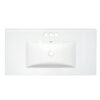 Shaker Free Standing Bathroom Vanity Cabinet With Sink, Soft Close Drawers And Doors - White - Image 13