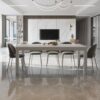Albany - Solid Wood Dining Table For 6, Small Kitchen Table, Dinner Table, Breakfast Table - White - Image 5