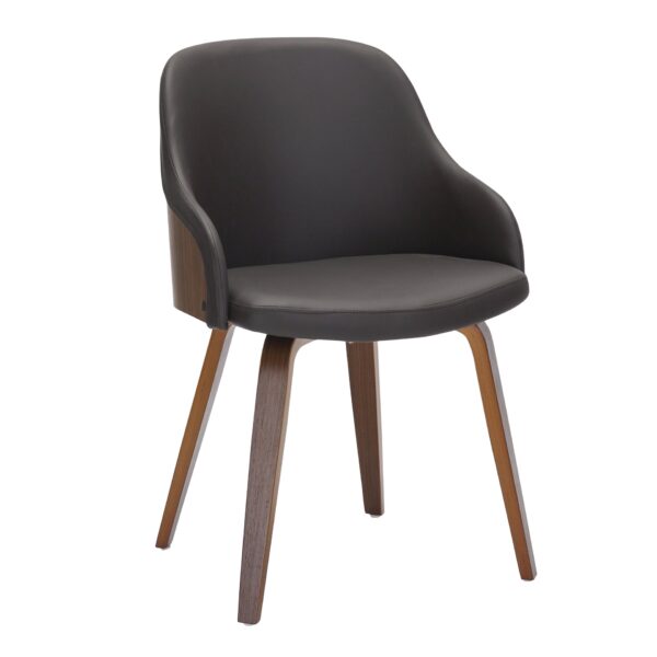 Bacci - Mid-Century Modern Dining / Chair - Walnut / Brown