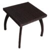 Luminant - Outdoor Side Table With Iron Frame - Brown - Image 6