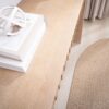 Modern Console Table With 4 Drawers, Entryway Table - Natural - Image 9