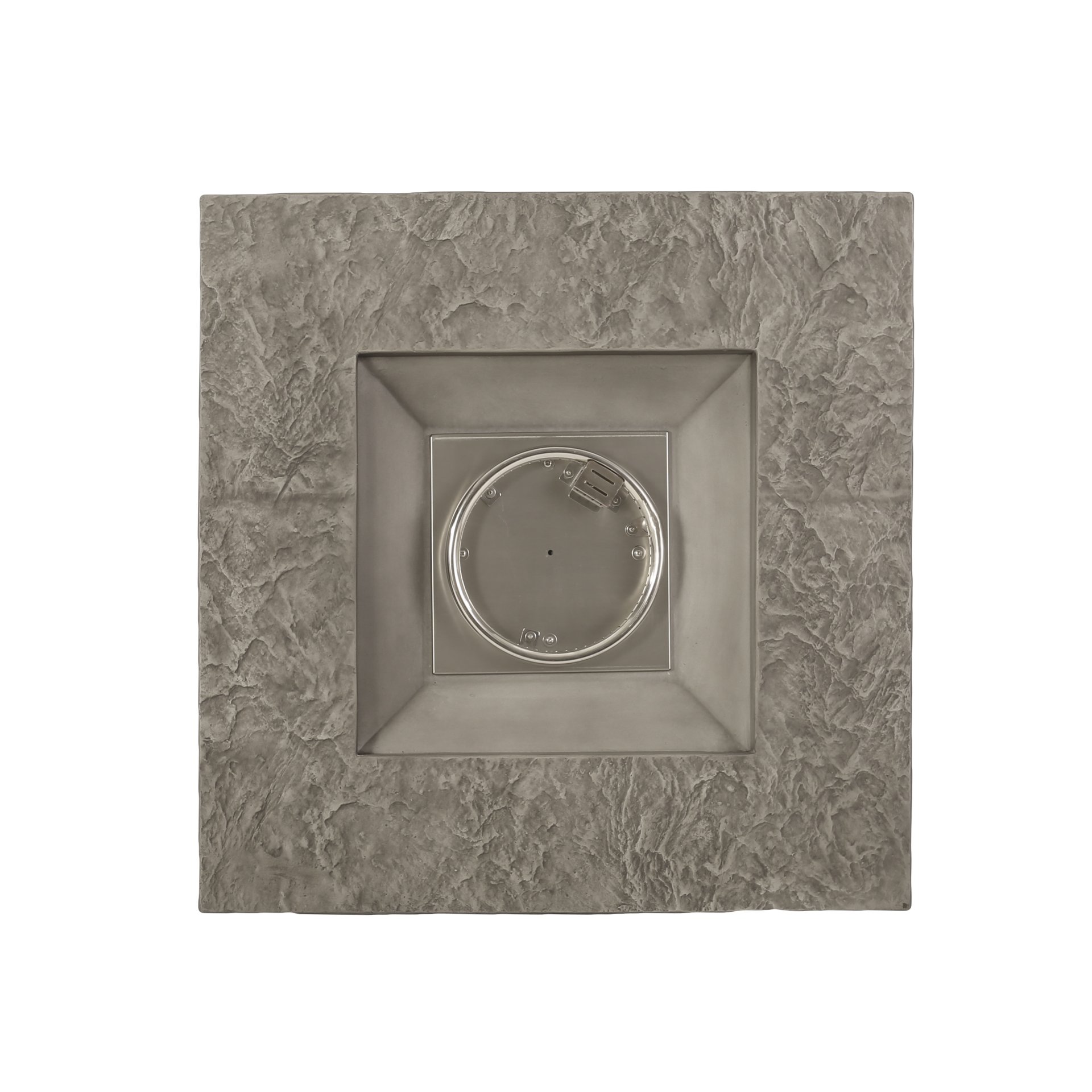 Classic Design Square Fire Pit With Top And 40, 000 Btu Heat Output - Stone Gray - Image 10