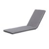 2 Pieces Set Outdoor Lounge Chair Cushion Replacement Patio Furniture Seat Cushion Chaise Lounge Cushion - Antique Gray / White - Image 5