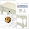 Console Table Long Console Table With Drawers And Shelf For Entryway, Hallway, Living Room - Antique White - Image 9