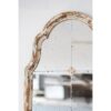Large & Framed Wall Mirror, Arched Mirror With Decorative Window Look For Living Room - Cream - Image 8