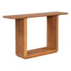 Console Table With Curved Corners And U Base Design - Natural Wood Veneer - Natural - Image 5