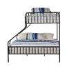 Caius - Twin Long Queen Bunk Bed - Gun - Image 6