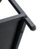 Modern Splicing Circular Dining Table With Double Layer Storage - Black / Wood - Image 11