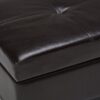 Oregon - Storage Ottoman Bench With Tray - Tanners Brown - Image 6