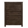 Verna - 5 Drawer Chest - Brown - Image 2