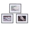 Rope Wall Art With Frame, Wall Decor For Living Room (Set of 3) - White / Black - Image 2