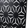 Outdoor & Indoor Privacy Screen, Metal Privacy Screen, Freestanding Decorative Privacy Screen For Deck Balcony Patio - Black - Image 6