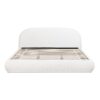 Archie Puffy Grounded - King Upholstered Platform Bed - Almond White - Image 6