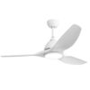 Modern Ceiling Fan With 22W Led Light, 3 ABS Fan Blades Dc Motor Ceiling Fan For Indoor - White - Image 4