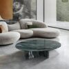 Diamond - Marble Coffee Table, Living Room Centerpiece, Genuine Stone - Green - Image 2