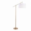 Casper - Contemporary Floor Lamp - Gold / Off White - Image 2