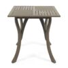 Hermosa - Stylish Outdoor Acacia Wood Table - Teak Gray - Image 5