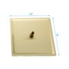 Square Rainfall Shower Head Stainless Steel, Full Body Coverage, Wall / Ceiling Mount Luxury Bathroom Fixture - Gold - Image 3